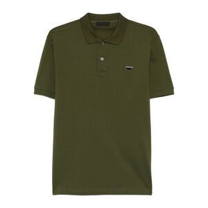 Prada Green Polo Shirts Men